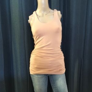 Twist racer back tank top